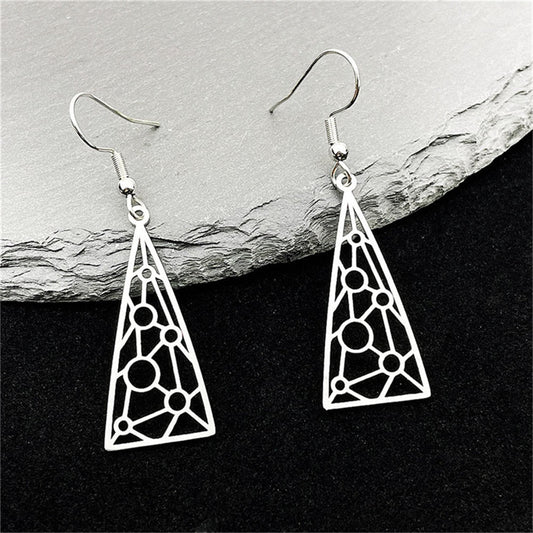 Boucles d'oreilles triangles bohèmes