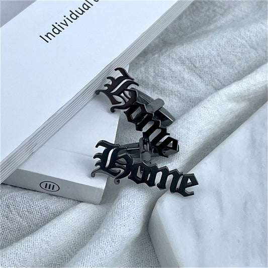 Home Cufflinks - Black