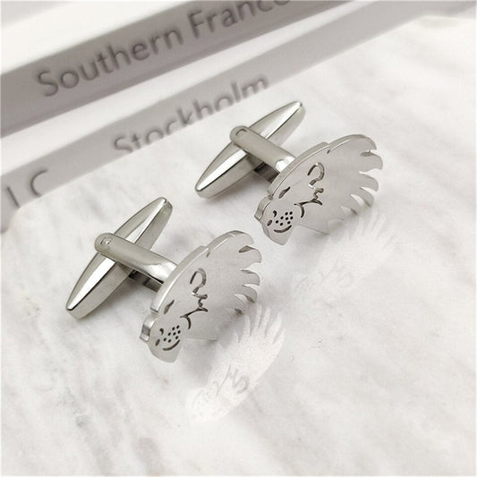 Lion Head Cufflinks - Cufflinks