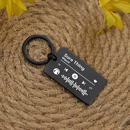 Music Keychain with Favourite Song - Keychain