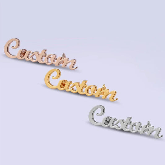 Personalized Name or Letters Brooch