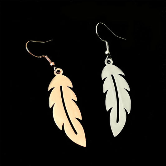 Boucles d'oreilles Plume
