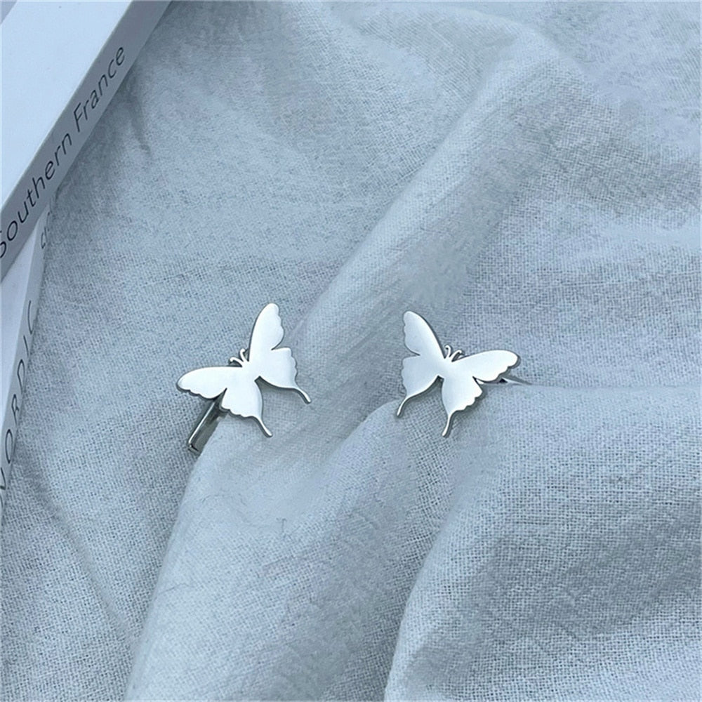 Butterfly Cufflinks - Silver