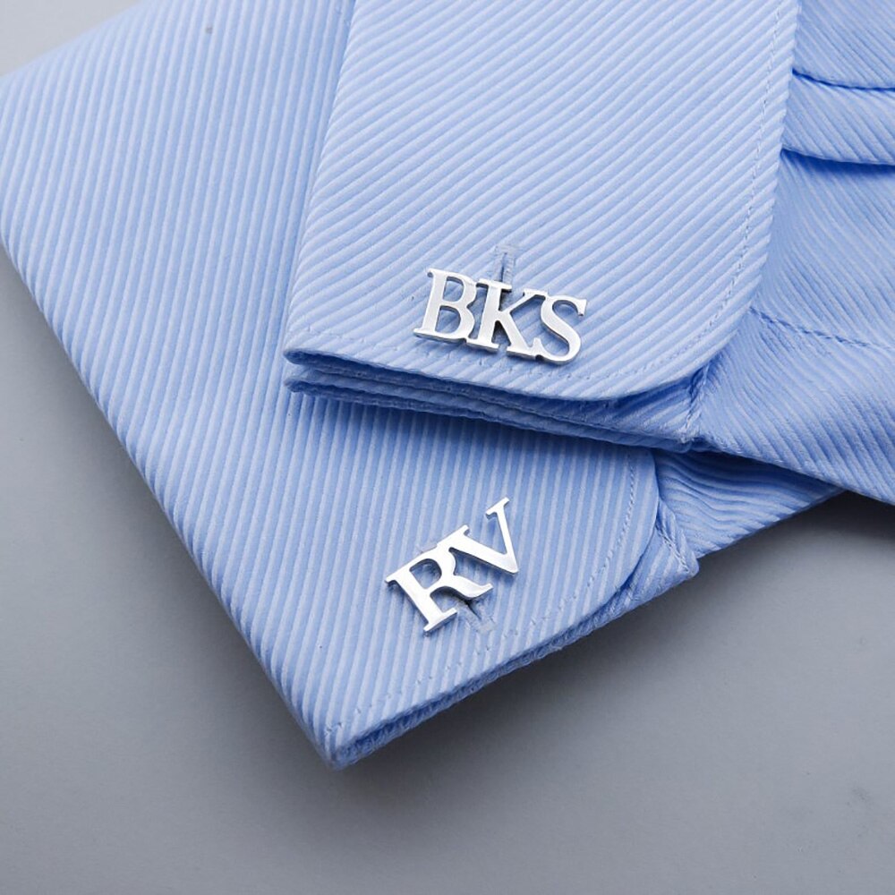 Cufflinks with Name Initials