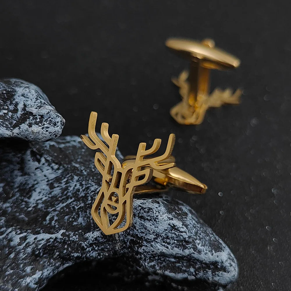 Deer Outline Cufflinks