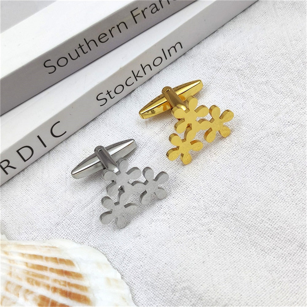 Flower Trio Cufflinks