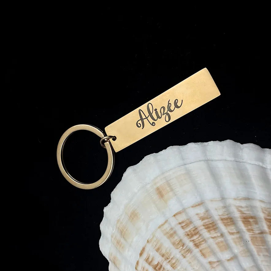 Keychain with Engraved Name