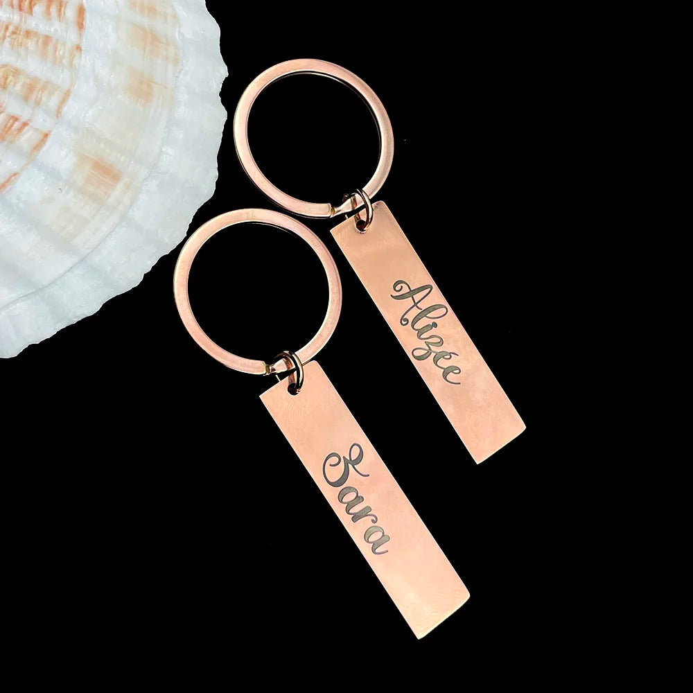 Keychain with Engraved Name