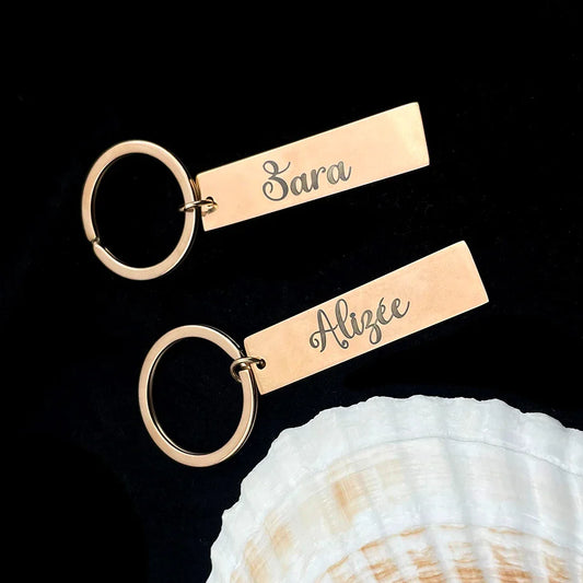 Keychain with Engraved Name