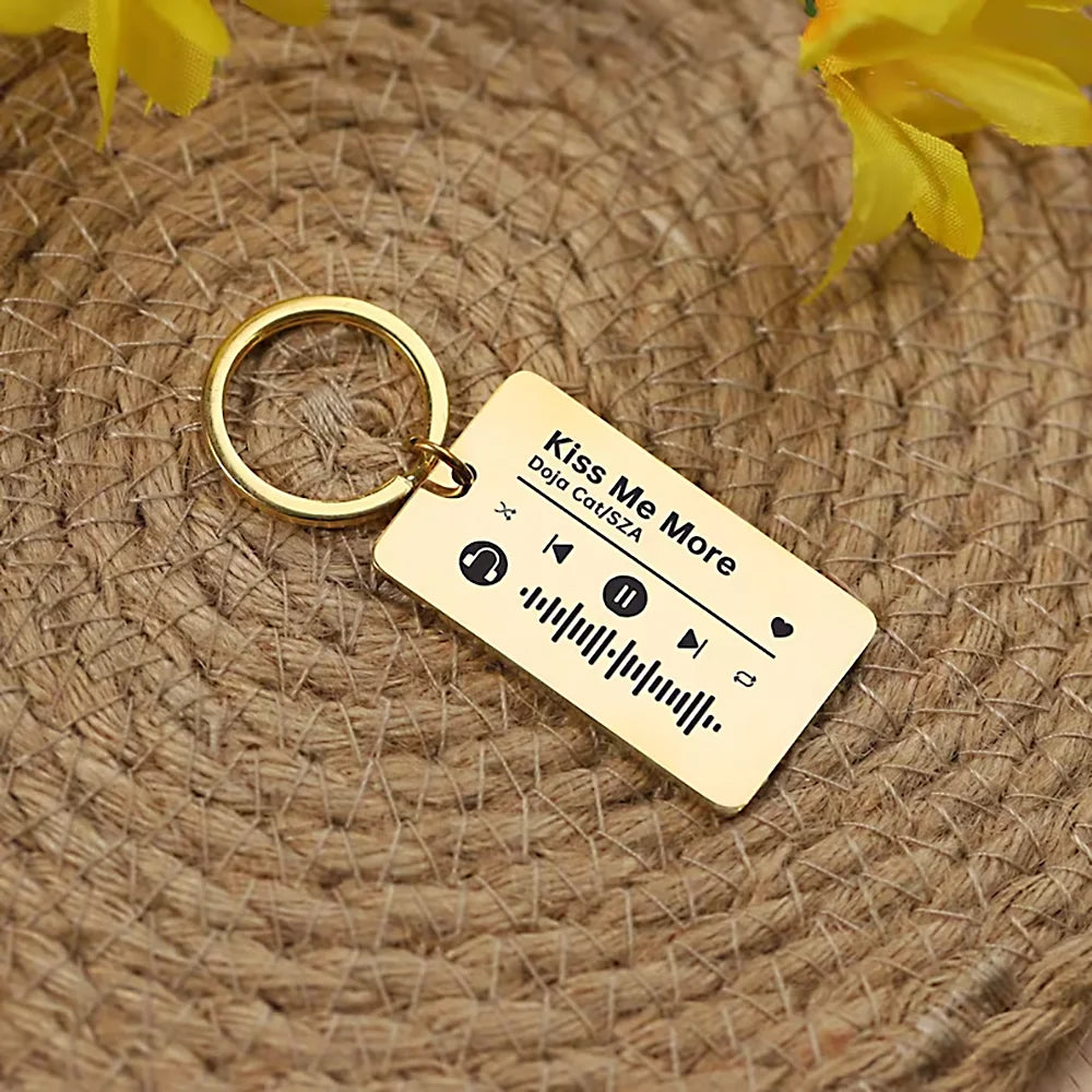Music Keychain with Favourite Song - Keychain