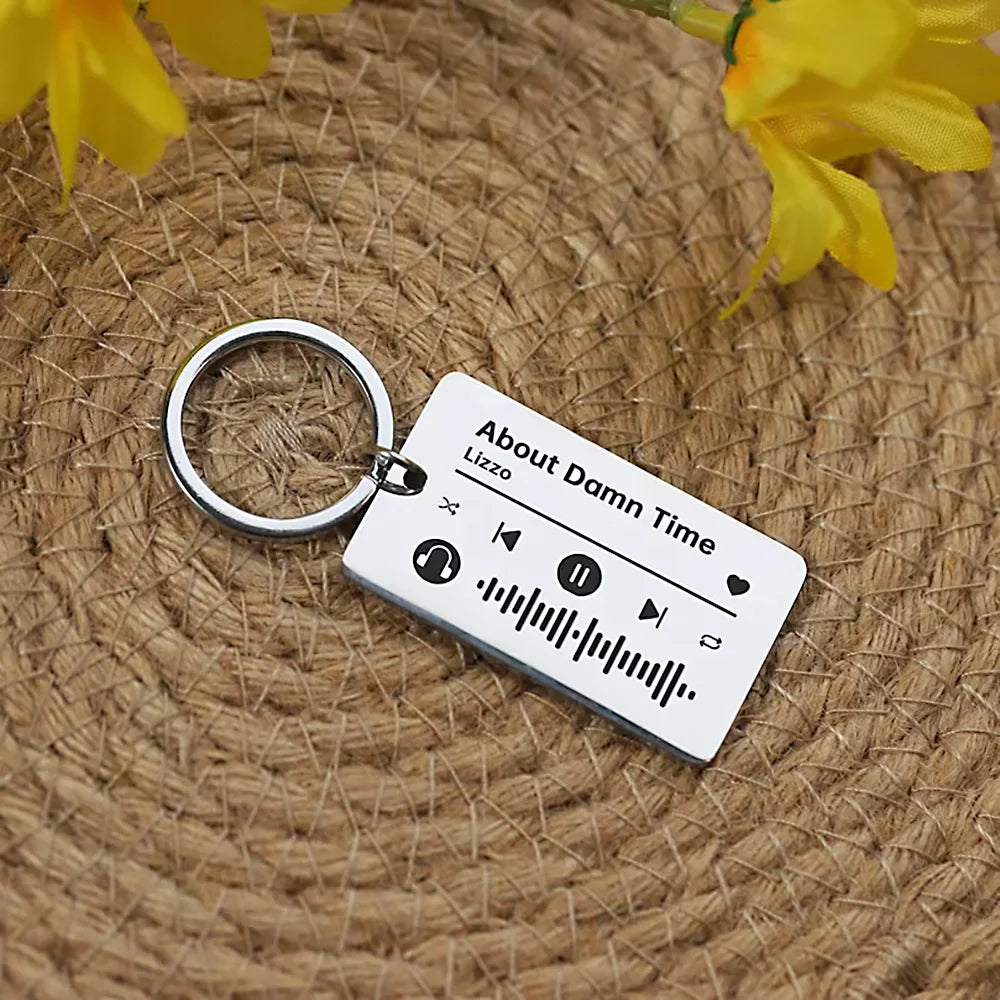 Music Keychain with Favourite Song - Keychain