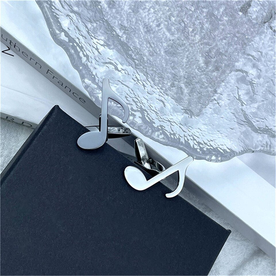 High Quality Silver Cufflinks for Men Fashion Design Musical Note Men Shirt Cuff Button Party Wedding Cufflink mancuernillas