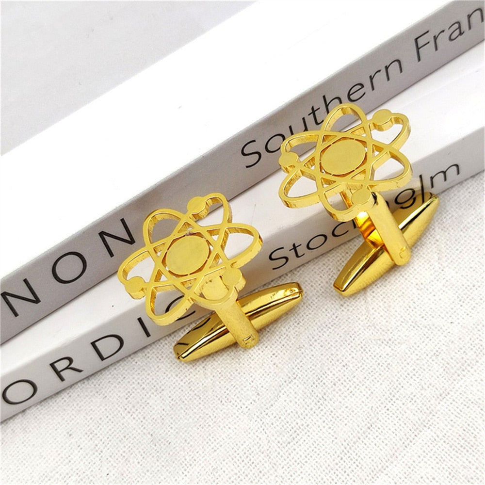 Universe Planets Cufflinks - Gold