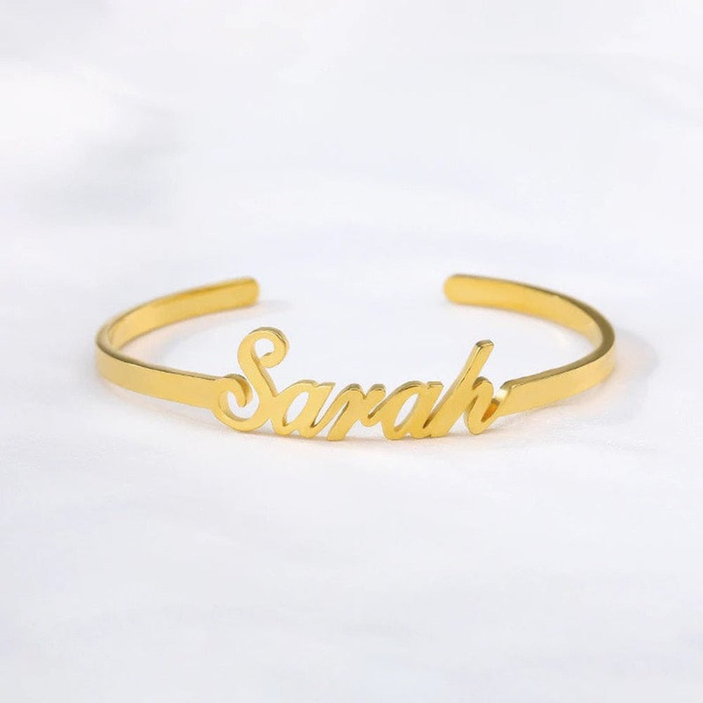 Personalized Custom Name Bracelet - Gold - Custom Bracelet